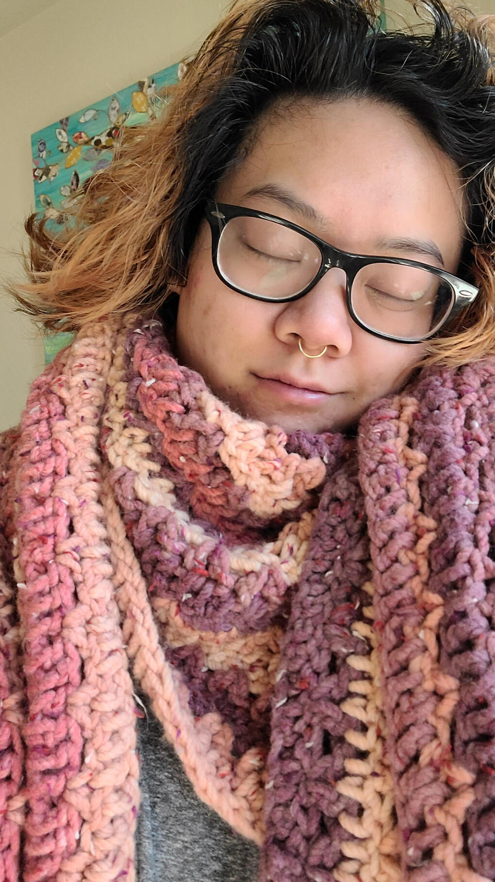wool v-scarf